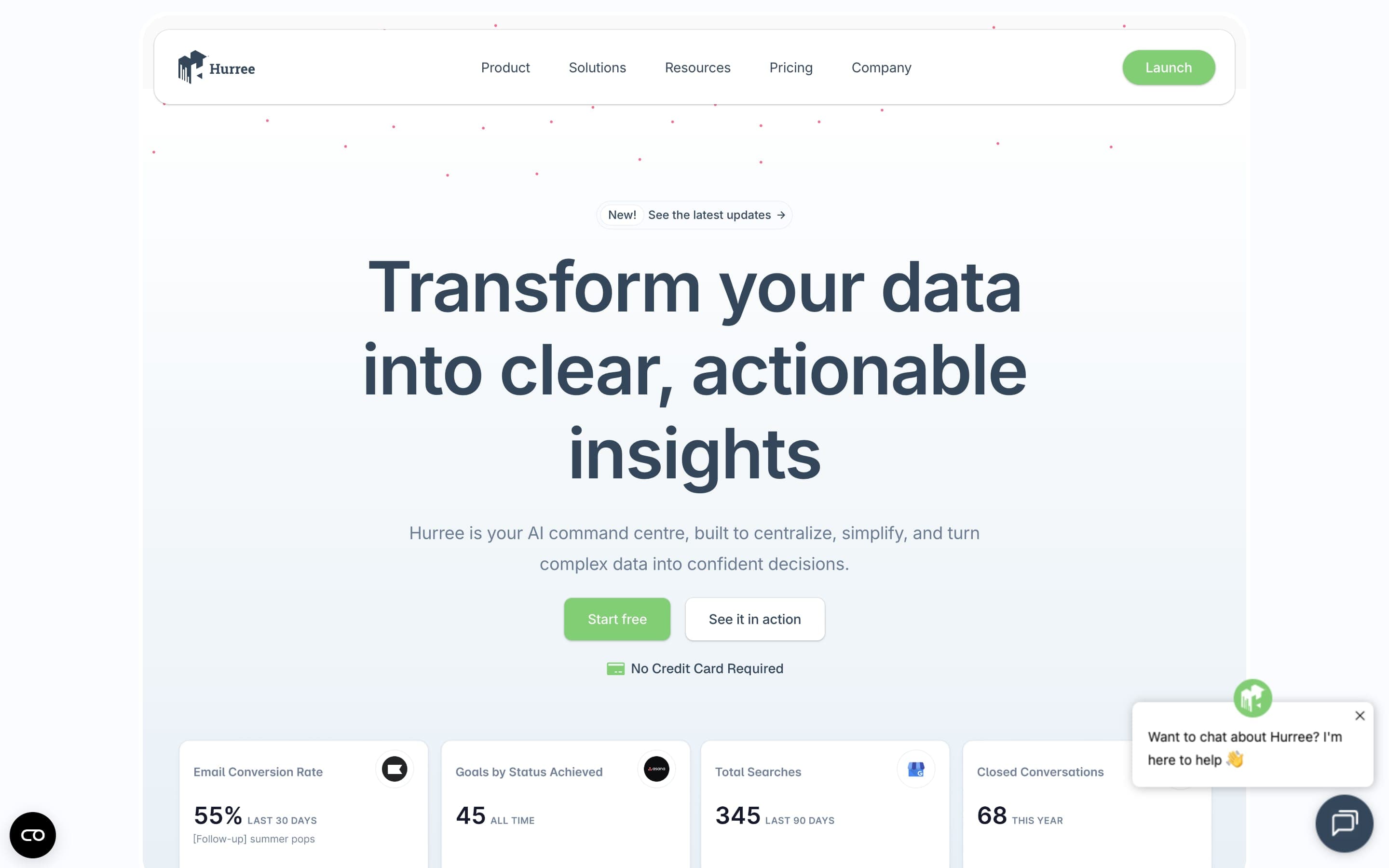 Hurree — Martech · Analytics SaaS
