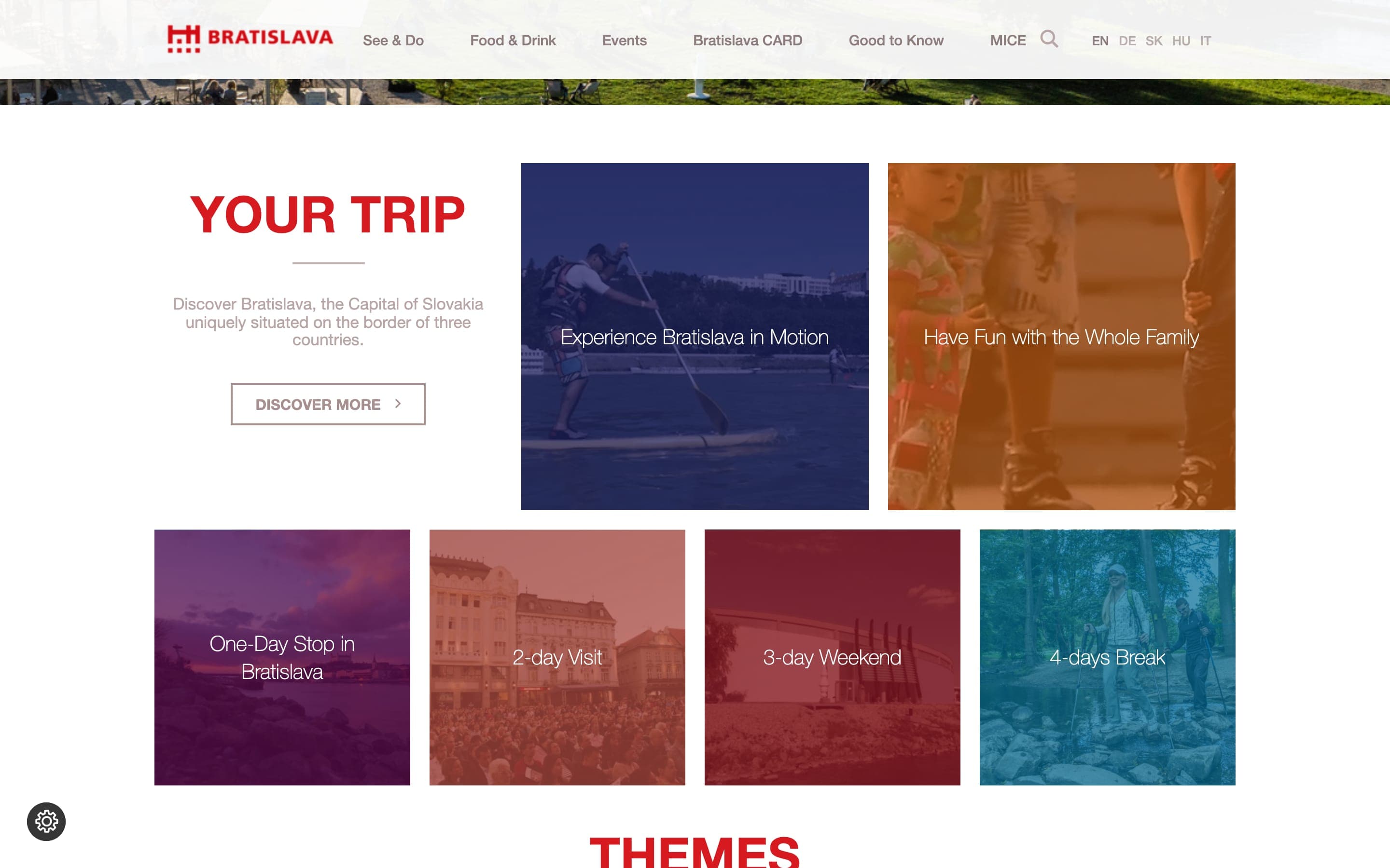 Visit Bratislava — Tourism · Multilingual website